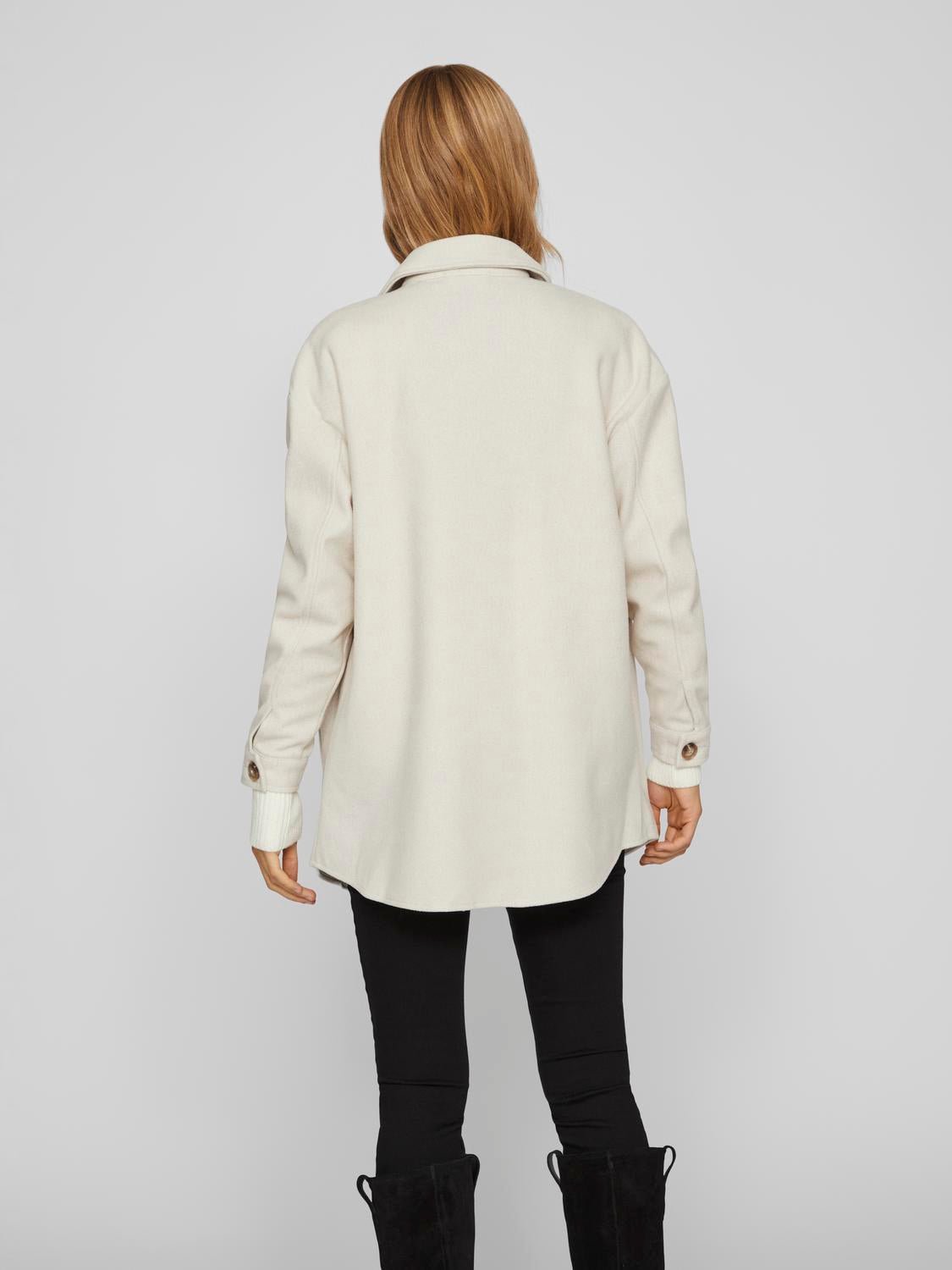 VIKIMMI Jacket - Super Light Natural Melan - VERO MODA & VILA Bergvik